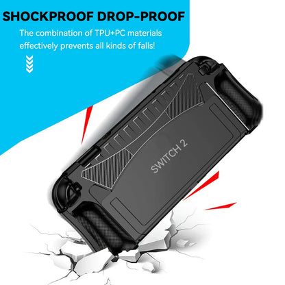 Upgraded TPU Grip Protective Case for 2025 Switch 2 Console Accessories