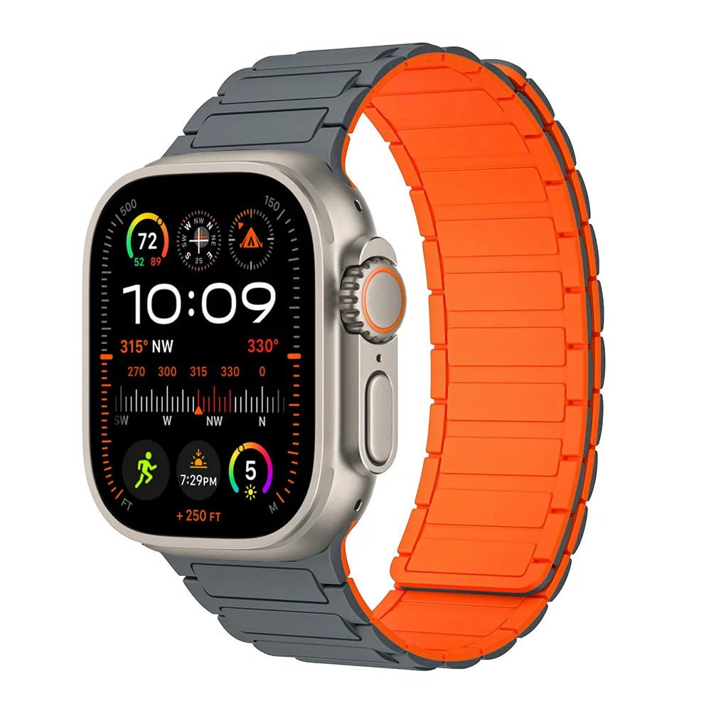 Sports Silicone Magnetic Band – Apple Watch Ultra 2 & Series 5-10 (38-49mm)
