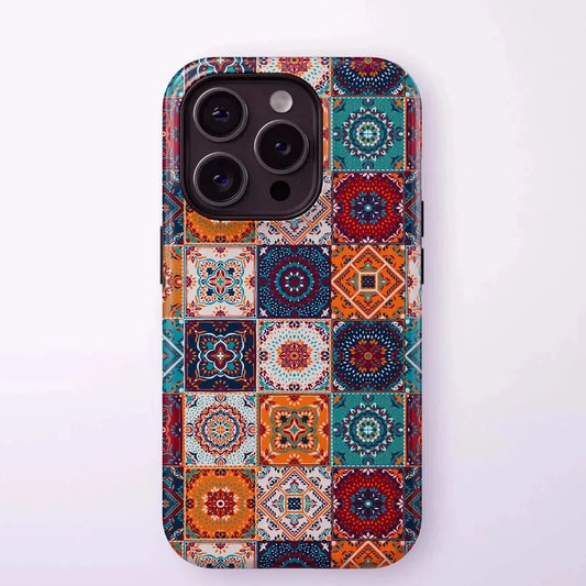 Luxury Vintage Persian Case for iPhone 17–11 Pro Max Double-Layer Cover