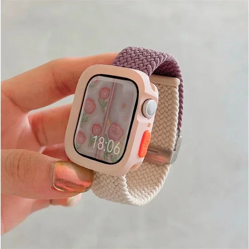 Candy Silicone Case + Strap for Apple Watch Ultra 2 & Series 10–5 SE