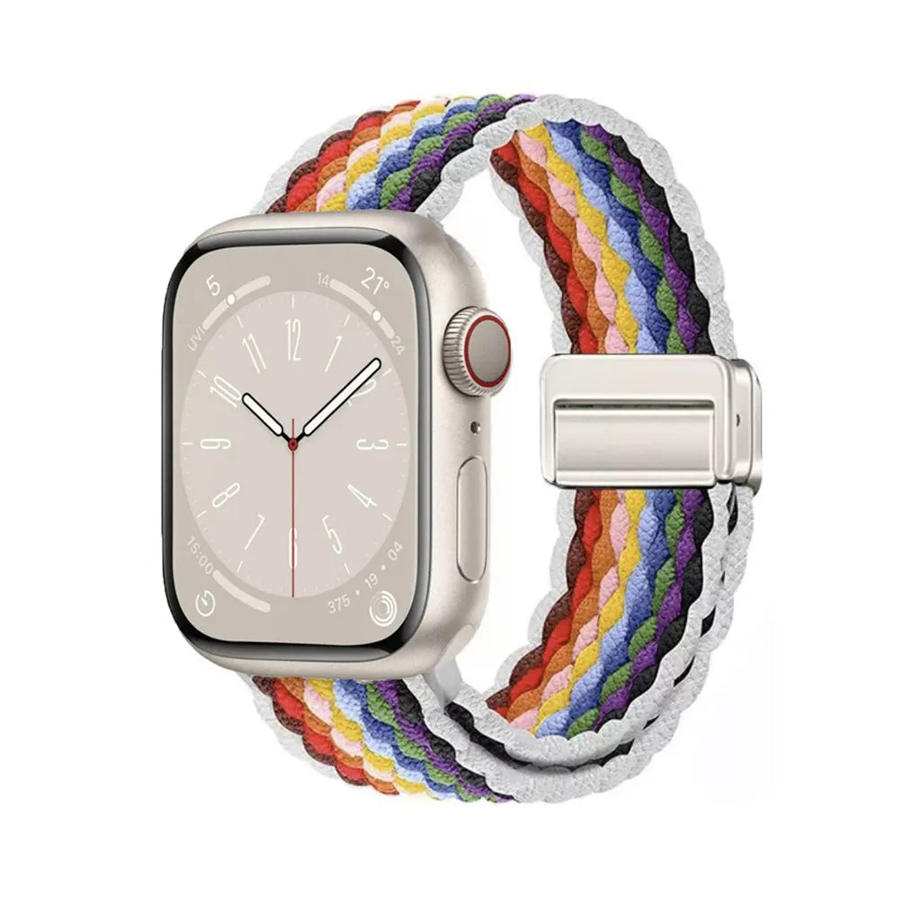 Nylon Braided Band for Apple Watch Ultra & S10–S3 | Soft Durable Strap