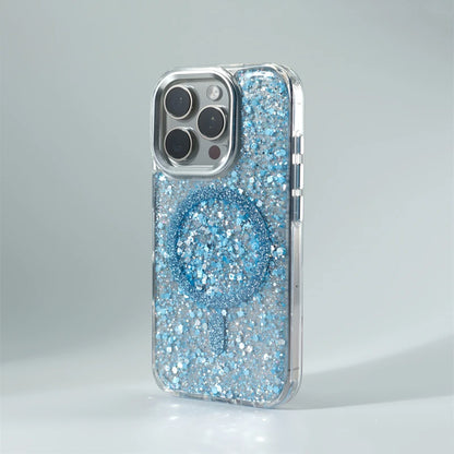 Glitter MagSafe Shockproof Case for iPhone 12/13/14 Pro & Pro Max