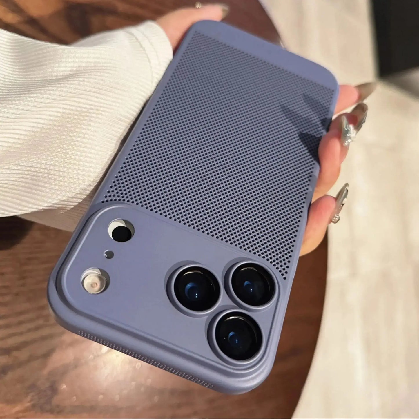 Cooling Grid Heat Dissipation Case For iPhone 11 / 12 / 13 Pro Max