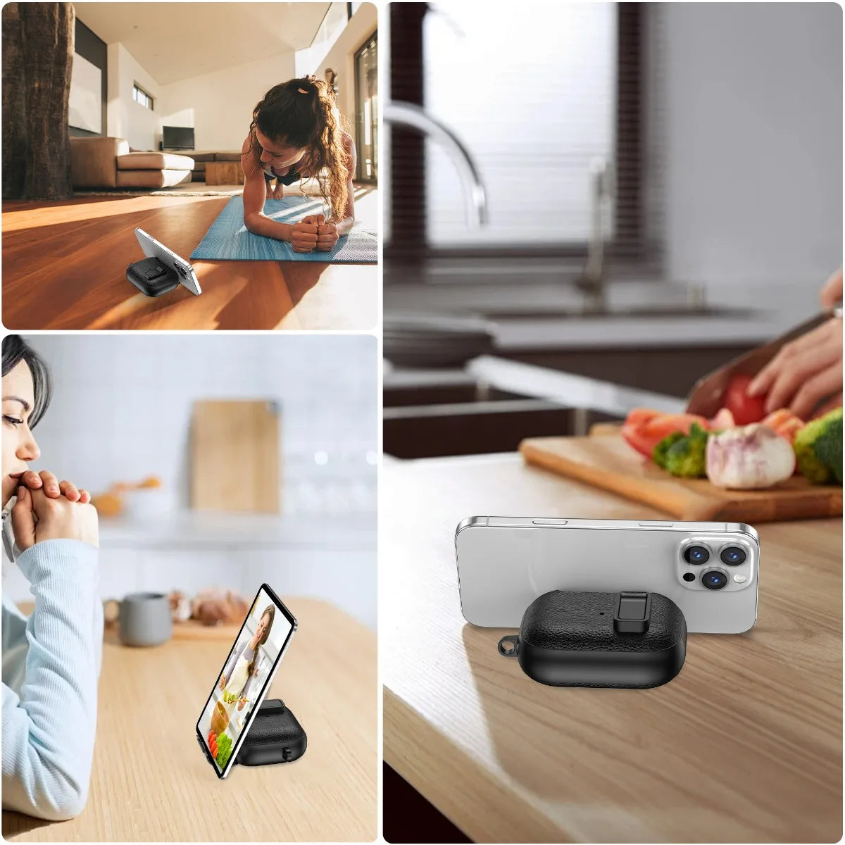 Phone Holder Cortex Case for AirPods Pro 3 2 1 4 Bluetooth Earphone Cover