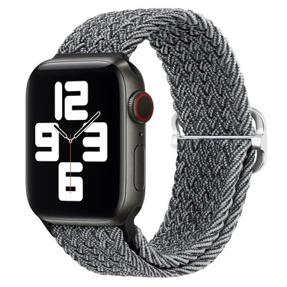 Braided Nylon Strap for Apple Watch Ultra 2/Series 10–4 Adjustable Band