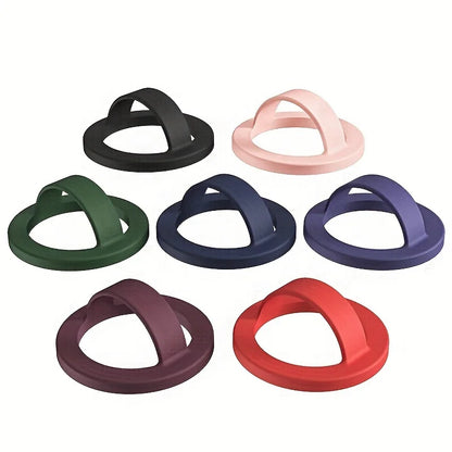 Magnetic Silicone Phone Ring Holder – Waterproof & Removable Grip
