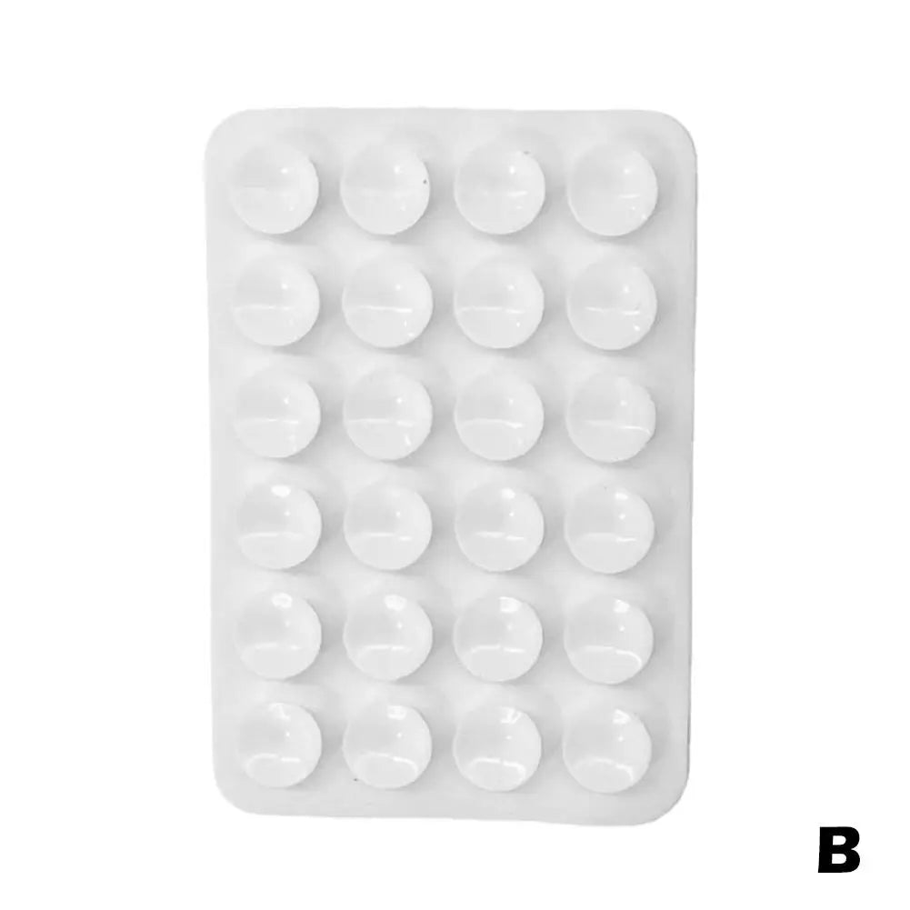 Silicone Suction Pad Back Sticker Phone Holder for Glass, Ceramic & Wall Mount