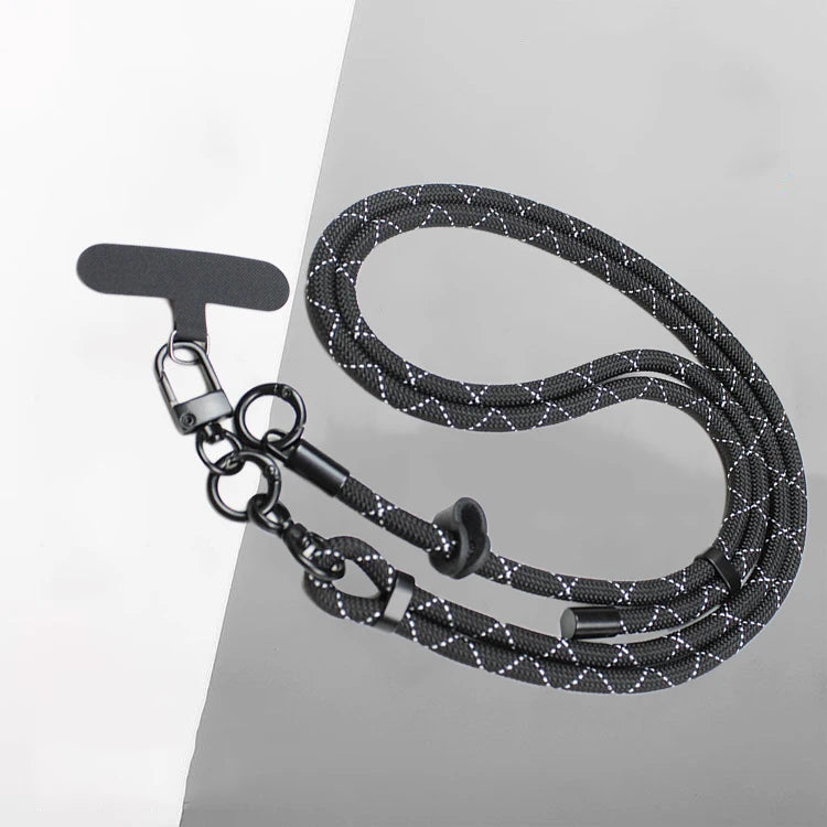 150CM Adjustable Phone Lanyard Strap, Detachable Universal Crossbody Neck Cord with Clip