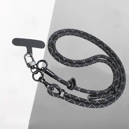 150CM Adjustable Phone Lanyard Strap, Detachable Universal Crossbody Neck Cord with Clip