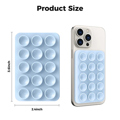 Magnetic Silicone Suction Card Holder Pad for Phone – Adhesive Rubber Mount