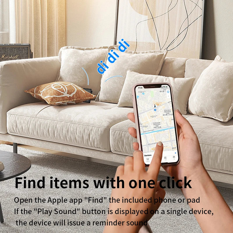 Ultra-Slim GPS Wallet Tracker – Anti-Loss Smart Card for iPhone, IPX6 Waterproof