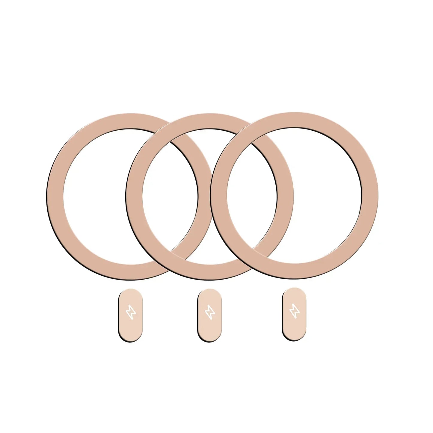 1–5pcs Metal Plate Ring for MagSafe Charger & Car Mount – iPhone 13–15