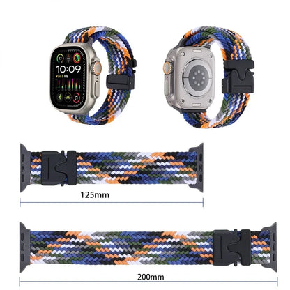 Braided Solo Loop Band for Apple Watch Series Ultra 2 10 9 SE 8 7 6 5
