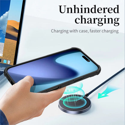 Rugged Armor MagSafe Case for iPhone 17 Air/16/15/17 Pro Max – Matte Shockproof Cover