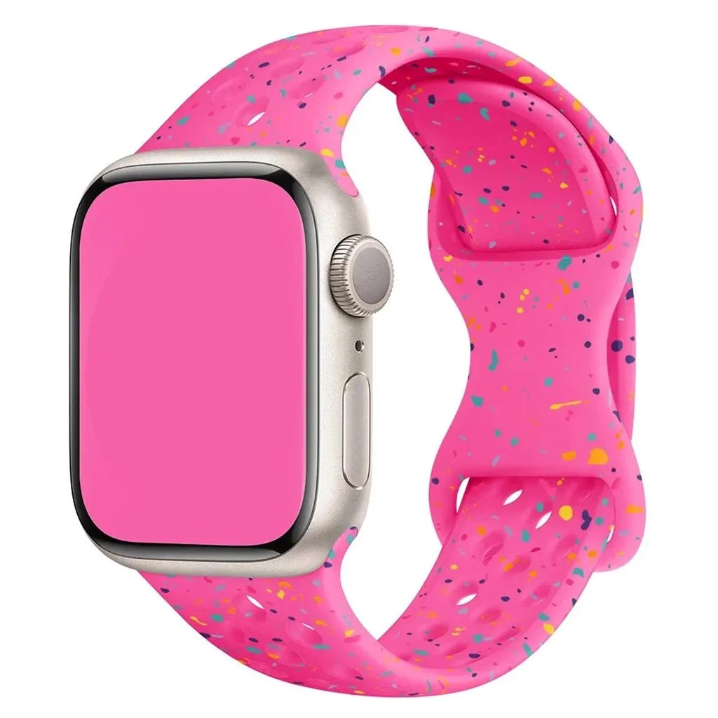 Transparent Silicone Bracelet Band for Apple Watch Ultra 2 & Series 10–5