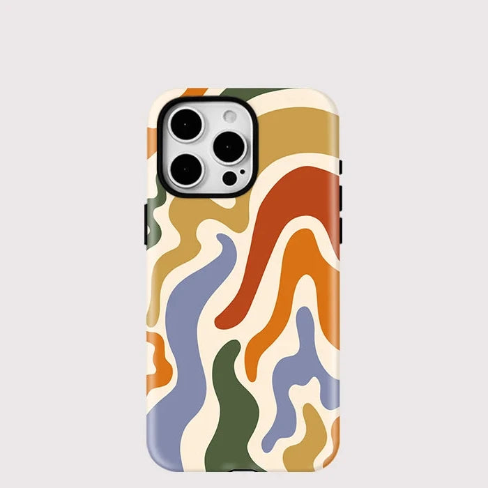 MagSafe Matte Stripe Case for iPhone 16–11 Pro Max Magnetic Charging