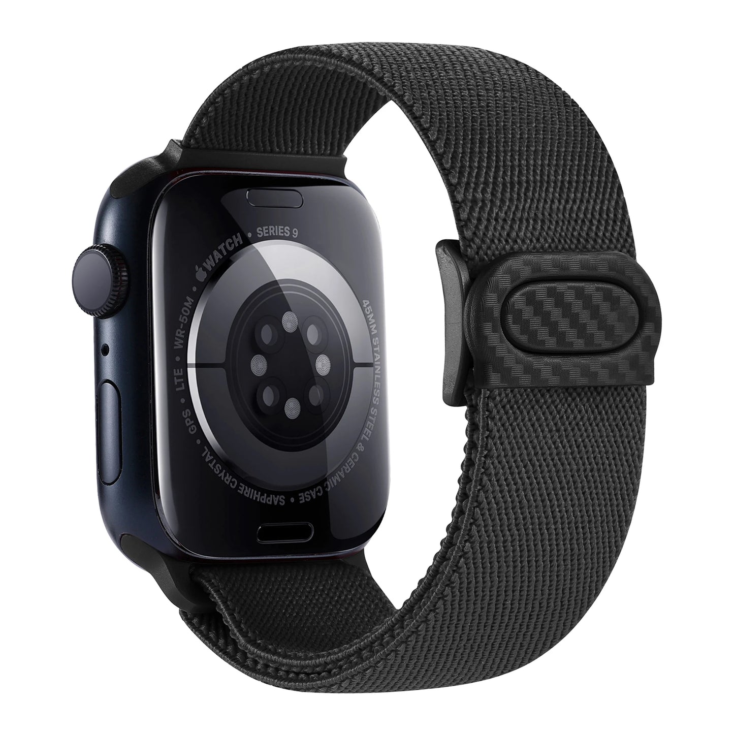 Elastic Nylon Strap for Apple Watch Ultra 3/2 & Series 11–8 SE Band