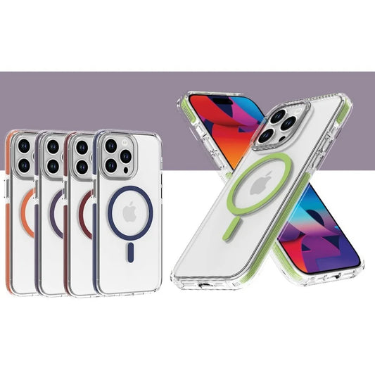 Luxury MagSafe Clear Case for iPhone 11/12/13 Pro Max – Shockproof Cover