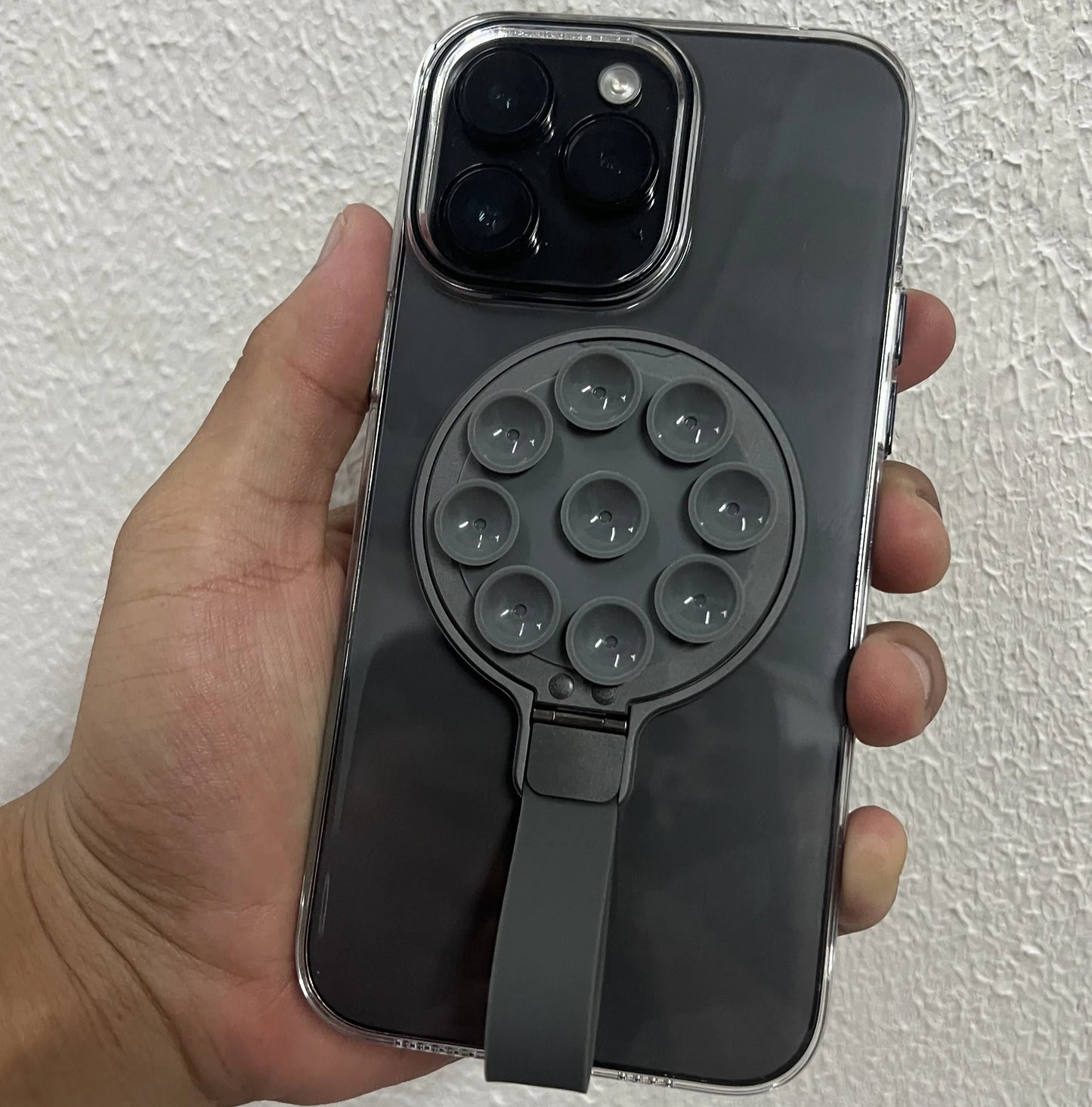 Magnetic Silicone Suction Cup Phone Holder for Car and Desk