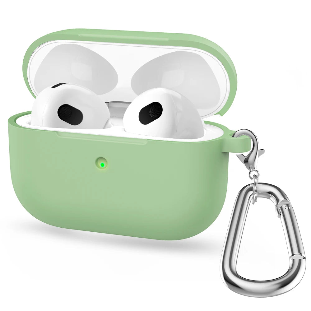 Soft Silicone Case for Apple AirPods 3 (2021) – Thick Solid Color Cover