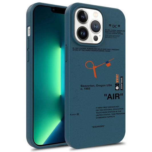 Degrade Silicone Soft Case for iPhone 11–14 – Anti-Drop Shoe Laces Design