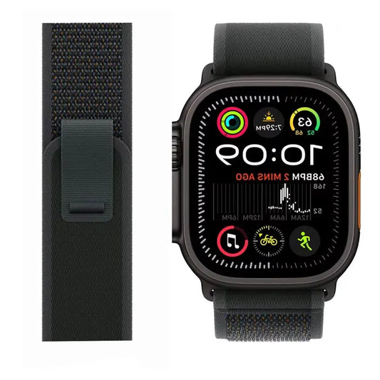 Trail Loop Strap for Apple Watch Ultra 2 and Series 10–6, Sizes 49–38mm