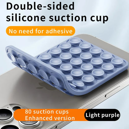 Double-Sided Silicone Suction Pad for Phone Fixing Adhesive Rubber Sucker Pad