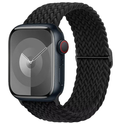Braided Elastic Strap for Apple Watch Ultra 2 49mm Series 10 9 8 7 SE 6 5 4