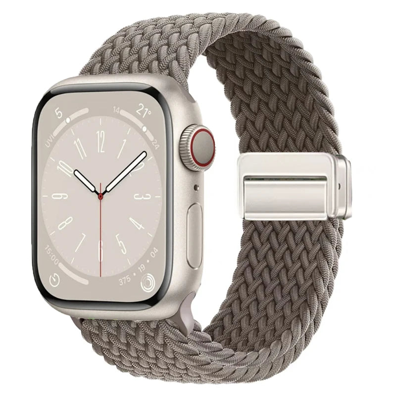 Braided Magnetic Strap for Apple Watch Ultra 2 & Series 10–6 SE Band