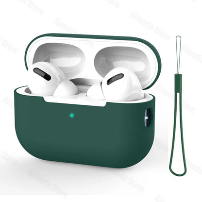 Liquid Silicone Case for AirPods Pro 2/3 – Soft Protective Earphone Cover