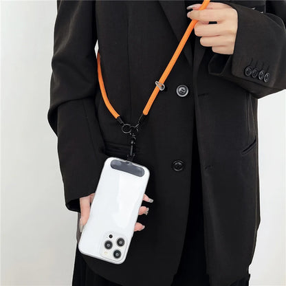 120CM Fashion Phone Lanyard Strap with Hook for Anti-Loss & Card Holder
