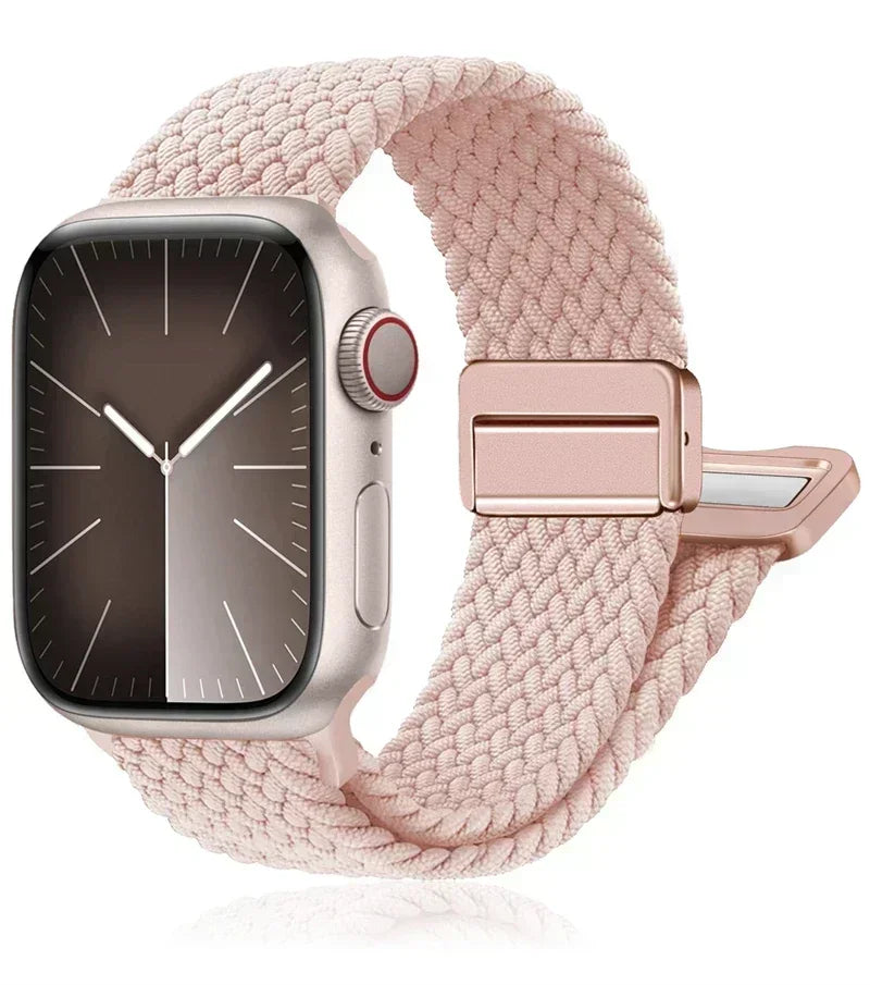 Braided Elastic Strap for Apple Watch Ultra & Series 10–5 SE Band