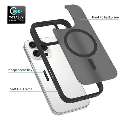 MagSafe Magnetic Case with Camera Capture Button for iPhone 16 Series