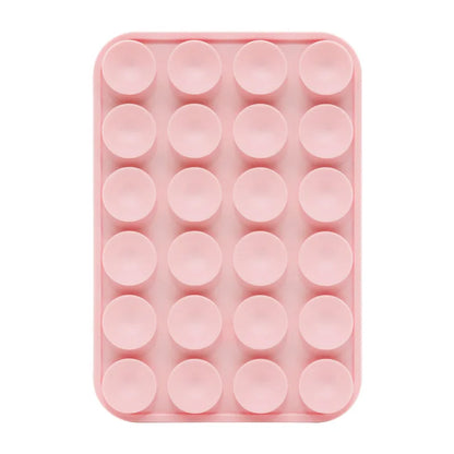 Silicone Suction Cup Magnetic Phone Holder Wall Mount for iPhone 12–16 MagSafe