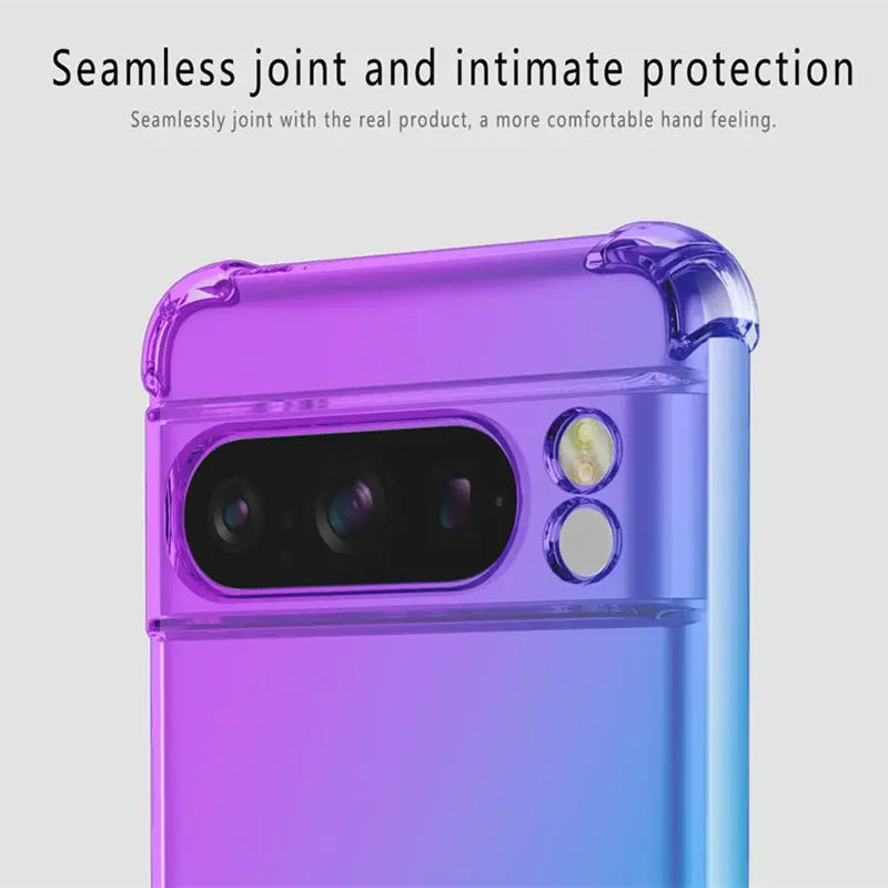 Gradient Airbag TPU Shockproof Case for Google Pixel 9 Pro XL 8A 8 7A 7 6A