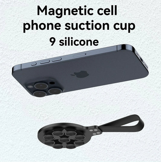 Magnetic Silicone Suction Cup Phone Holder for Car and Desk