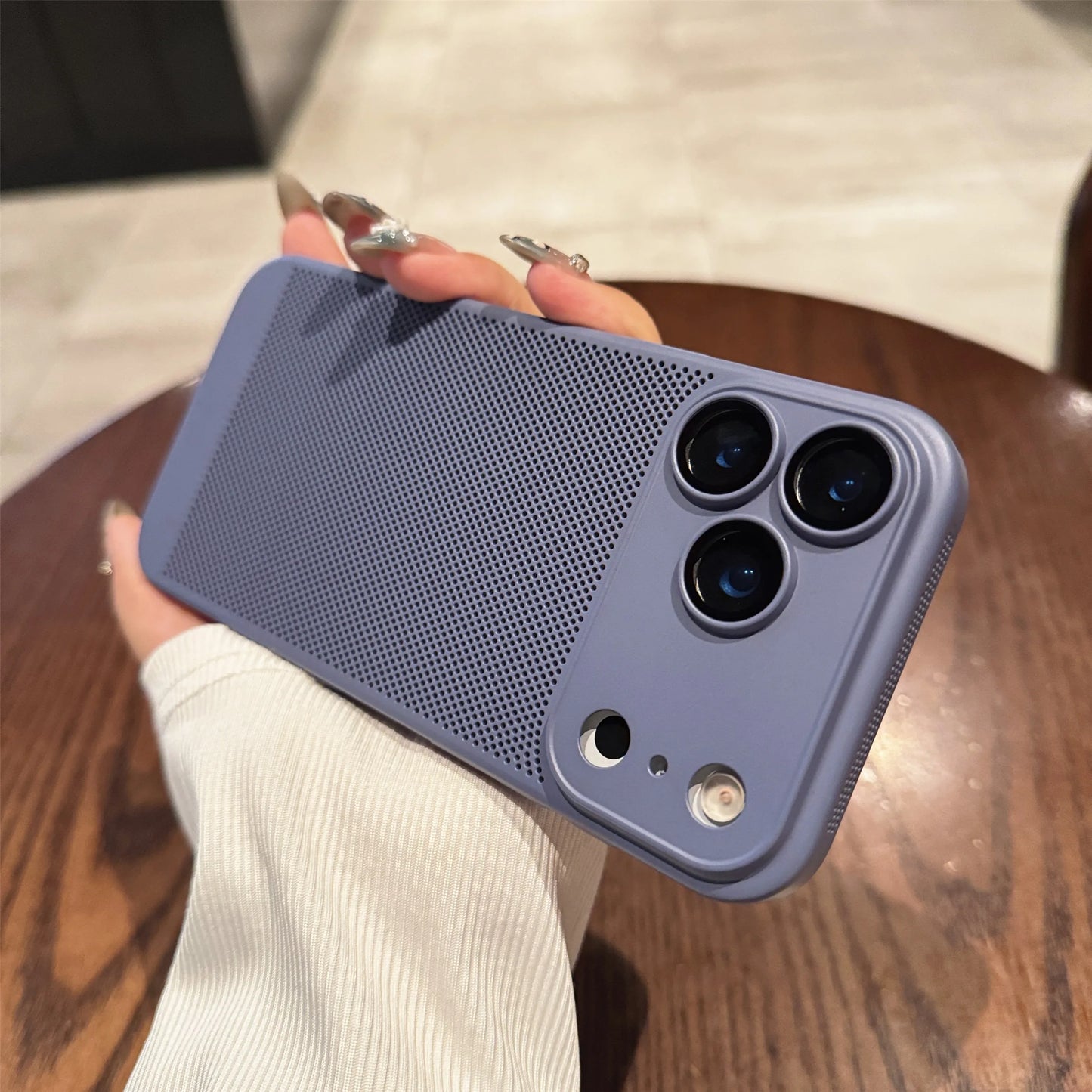 Cooling Grid Heat Dissipation Case For iPhone 11 / 12 / 13 Pro Max