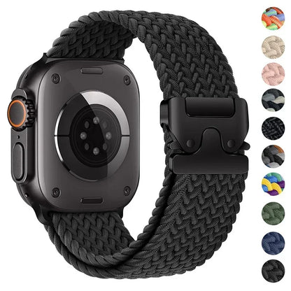 Parachute Braided Nylon Strap for Apple Watch Ultra 3/2/1 49mm–41mm
