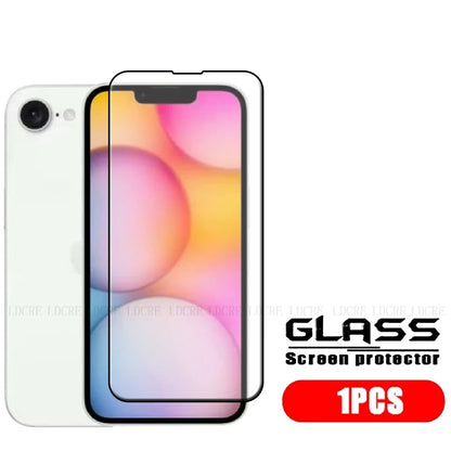 4-Pack Full Cover Tempered Glass Screen Protector for iPhone 16e – 9H HD