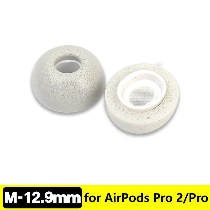 Memory Foam Eartips for AirPods Pro 1 & 2 – Soft & Case-Friendly Fit