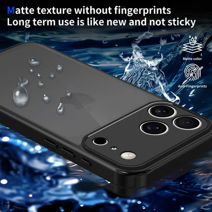 Matte Transparent Armor Case for iPhone 17/16/15 Pro Max Shockproof Cover