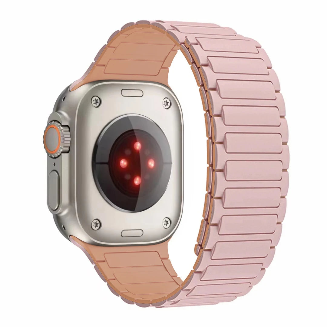 Silicone Magnetic Band for Apple Watch Ultra 3/2 – iWatch Series 6–11 SE
