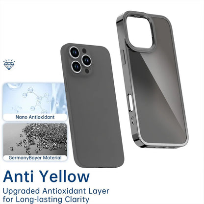 Anti-Yellow Magnetic Gradient Case w/ Metal Lens Guard for iPhone 16–11