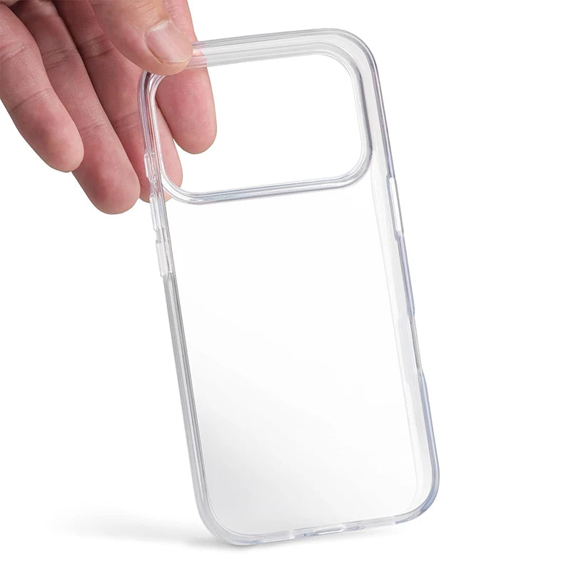 Ultra-Thin Transparent Silicone Case for iPhone 17 Air & 17 Pro Max – Shockproof