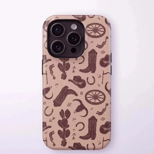 Fashion Wheel Shoe Pattern Case for iPhone 17–7 Pro Max Double Layer