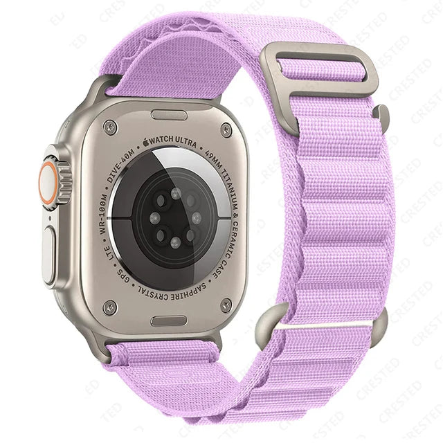Alpine Loop Nylon Strap for Apple Watch Ultra 2 & Series 10-4, 40-49mm Adjustable Band