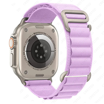 Alpine Loop Nylon Strap for Apple Watch Ultra 2 & Series 10-4, 40-49mm Adjustable Band