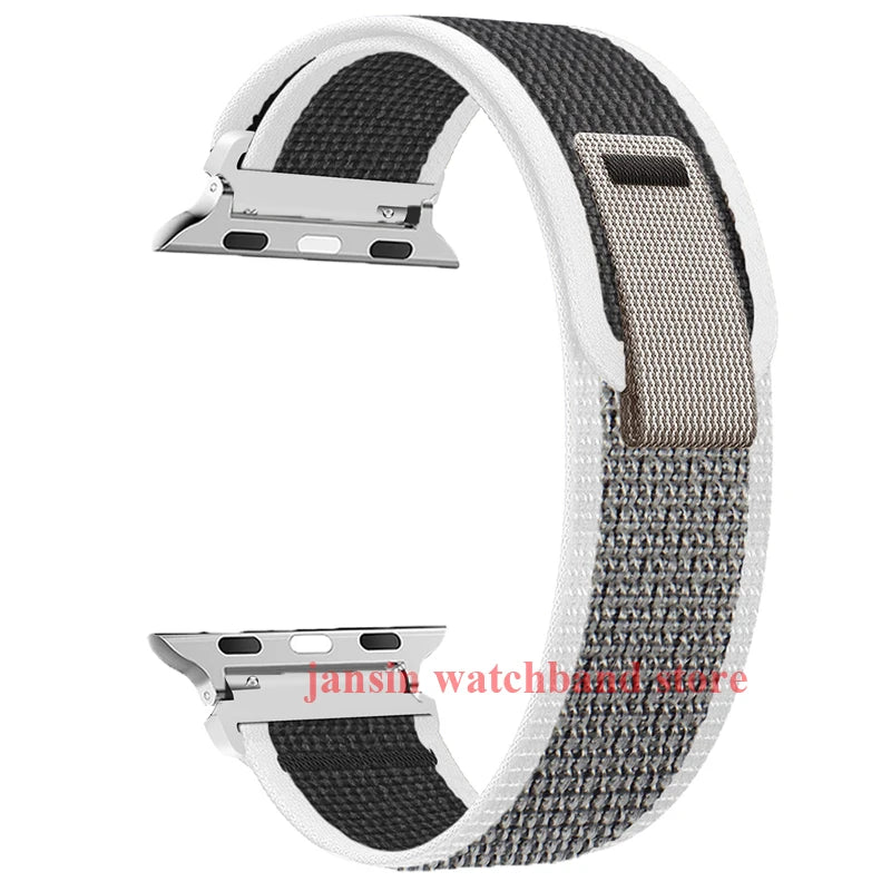 Alpine Nylon Loop Strap for Apple Watch Series 11–3 Ultra 3 49/46/45/44/42/41/40mm