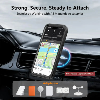 Heavy Duty Full Body Silicone Case for iPhone 16 15 14 Pro Max Protection