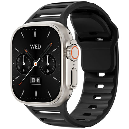 Sport Silicone Strap for Apple Watch Ultra 2 & Series 9–6 | 49–42mm Band